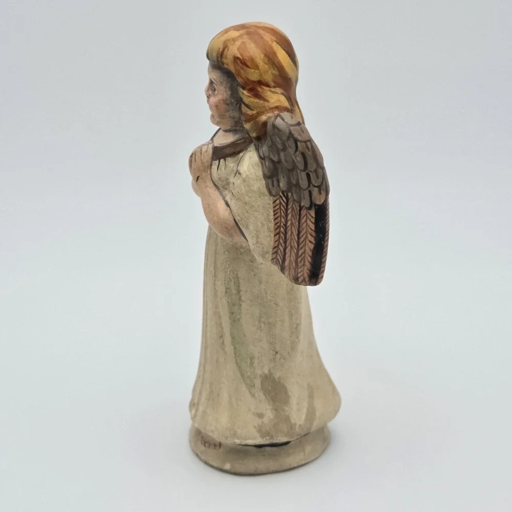 Vaillancourt Folk Art Praying Angel‎ With Wings Figurine 1993 #121
